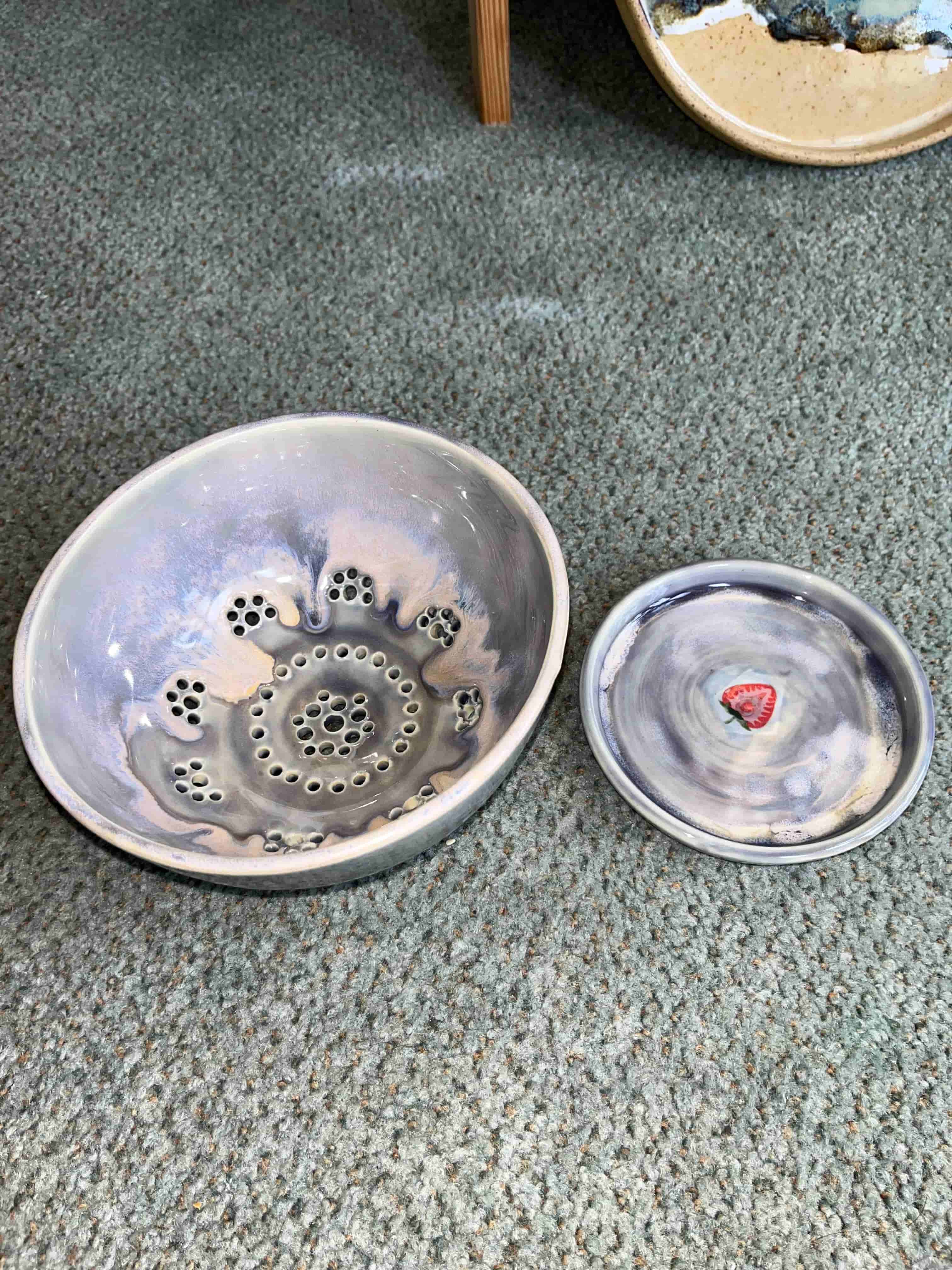 A purple berry bowl.