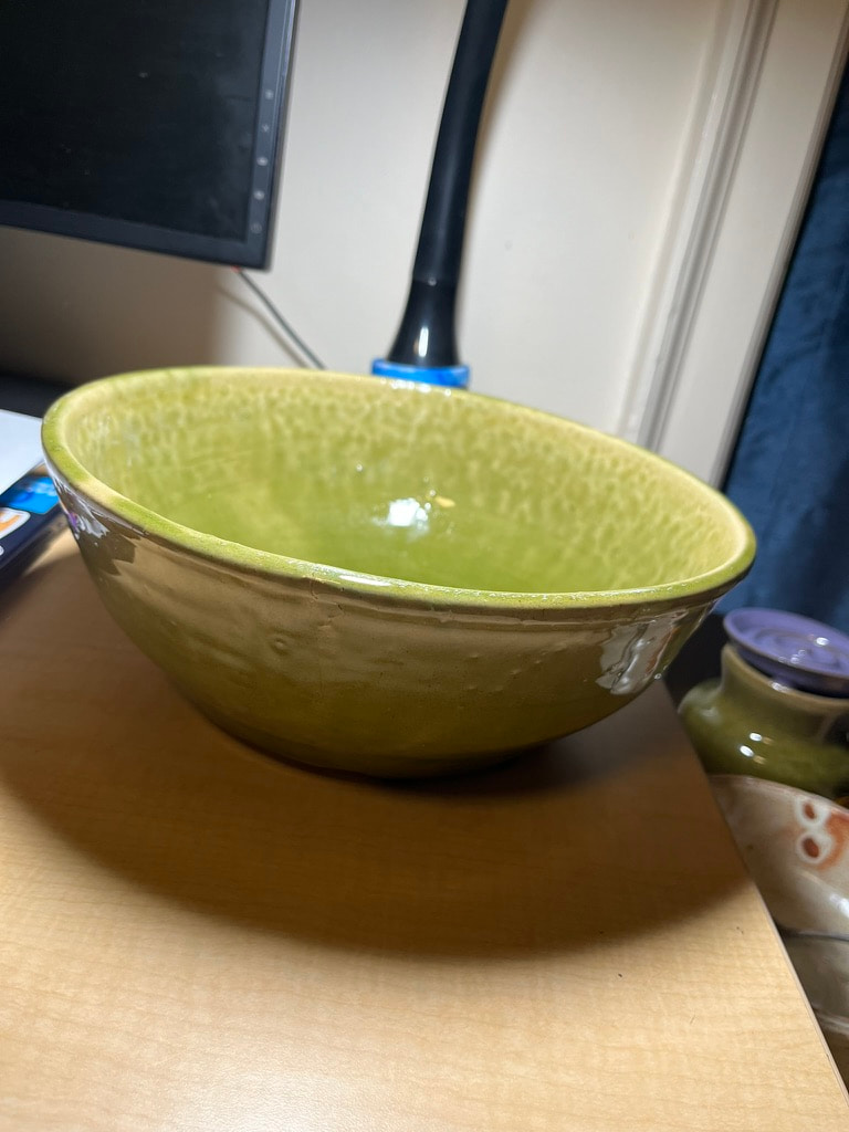 A large bowl.
