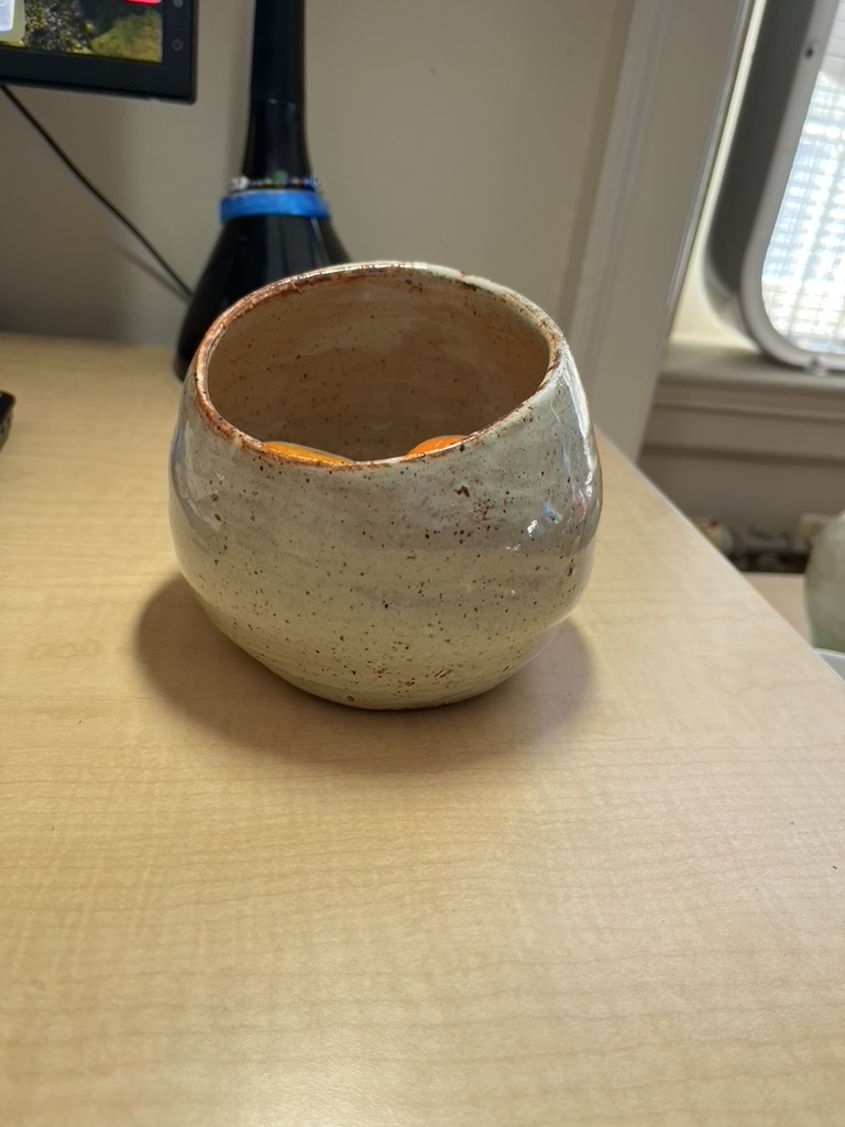 A vase.